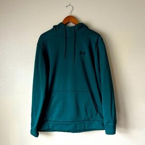 Under Armour Green and Black ArmourFleece Hoodie